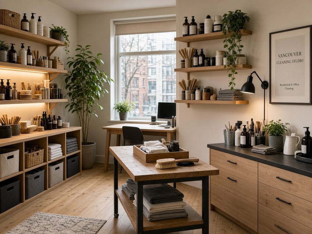 About the Residential / office cleaning studio at Solarmeadow House