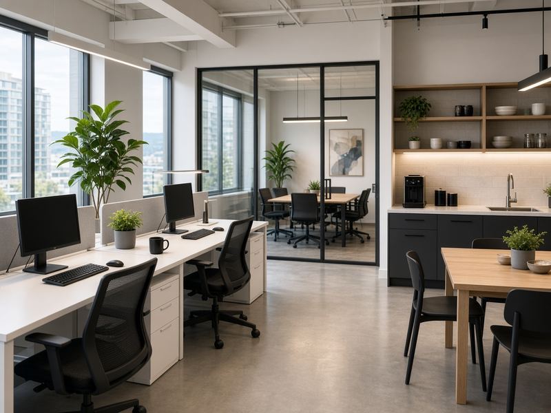 Office tidy at Solarmeadow House